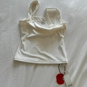 White cider tank top